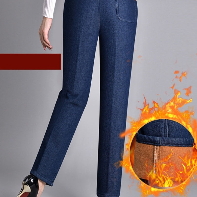 Vanessa | Stylish High-Waist Jeans with Side Pockets