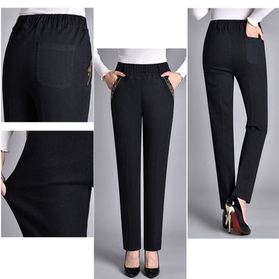 Vanessa | Stylish High-Waist Jeans with Side Pockets