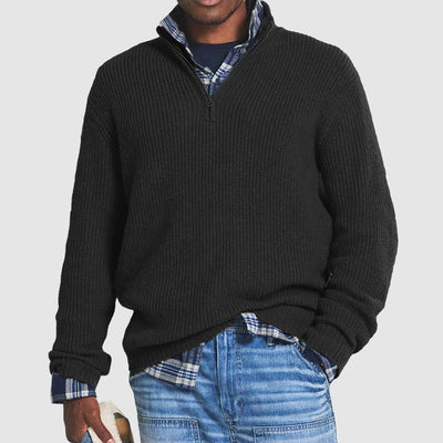 Business Casual | Men's Zip Sweater