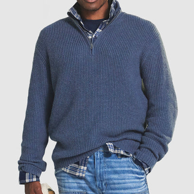 Business Casual | Men's Zip Sweater