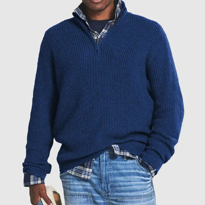 Business Casual | Men's Zip Sweater