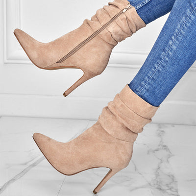 Isolde | Premium Boots in Stylish Suede Look
