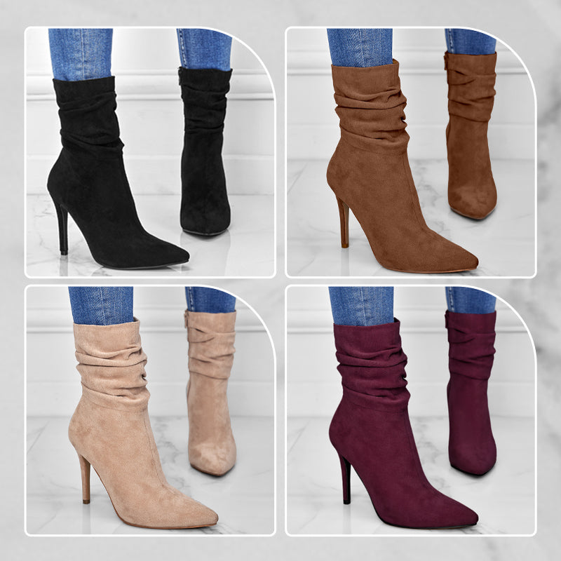 Isolde | Premium Boots in Stylish Suede Look
