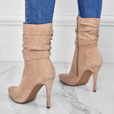Isolde | Premium Boots in Stylish Suede Look