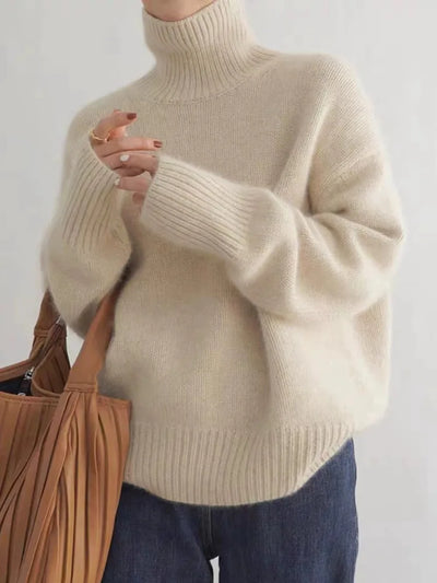 Lin | Turtleneck Sweater Made of Soft Knit Fabric