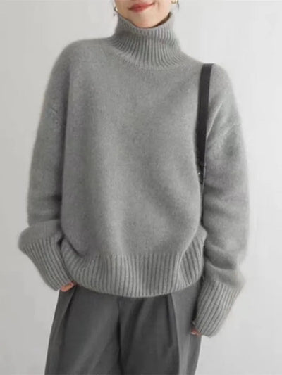 Lin | Turtleneck Sweater Made of Soft Knit Fabric