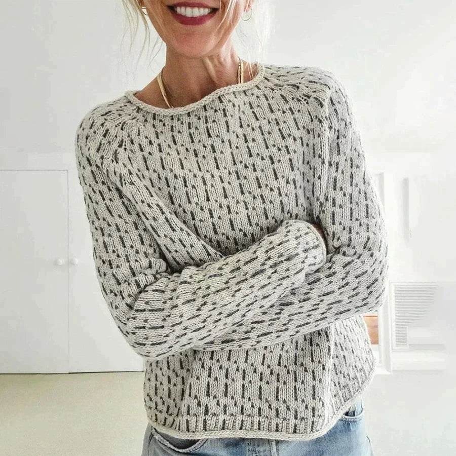 Emelie | Stylish Sweater in Gray for Every Occasion