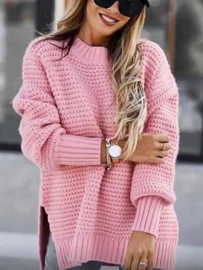 Caraleena | The New Half-High Neck Elegant Sweater Tops