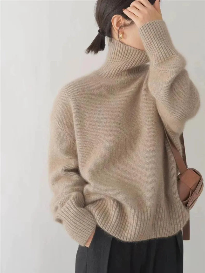 Lin | Turtleneck Sweater Made of Soft Knit Fabric