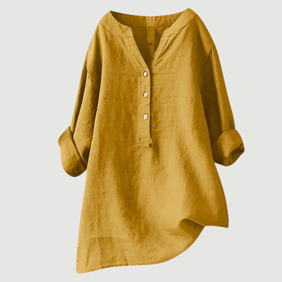 ELINA | Breezy Comfortable Button-Up Shirt for Women