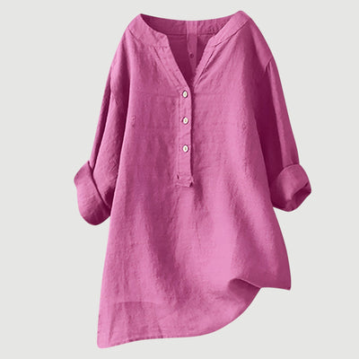 ELINA | Breezy Comfortable Button-Up Shirt for Women
