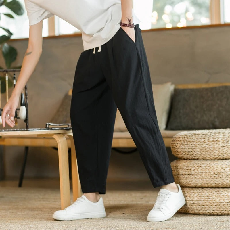 Felix | Airy Linen Pants for Hot Days