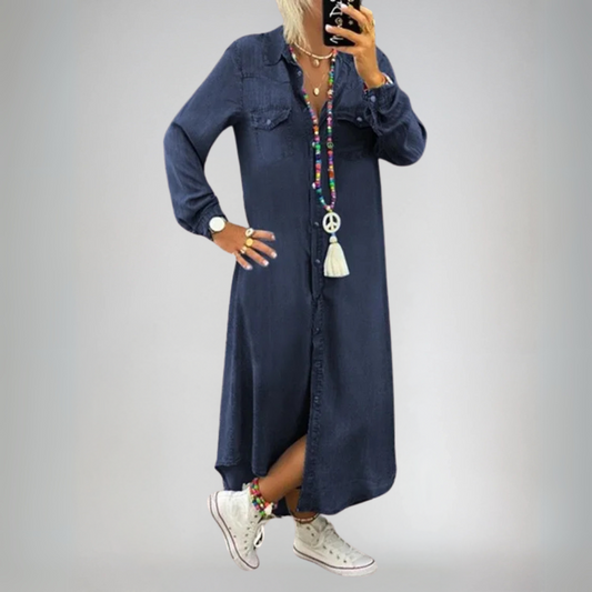 Vena | Elegant boho jeanskjole