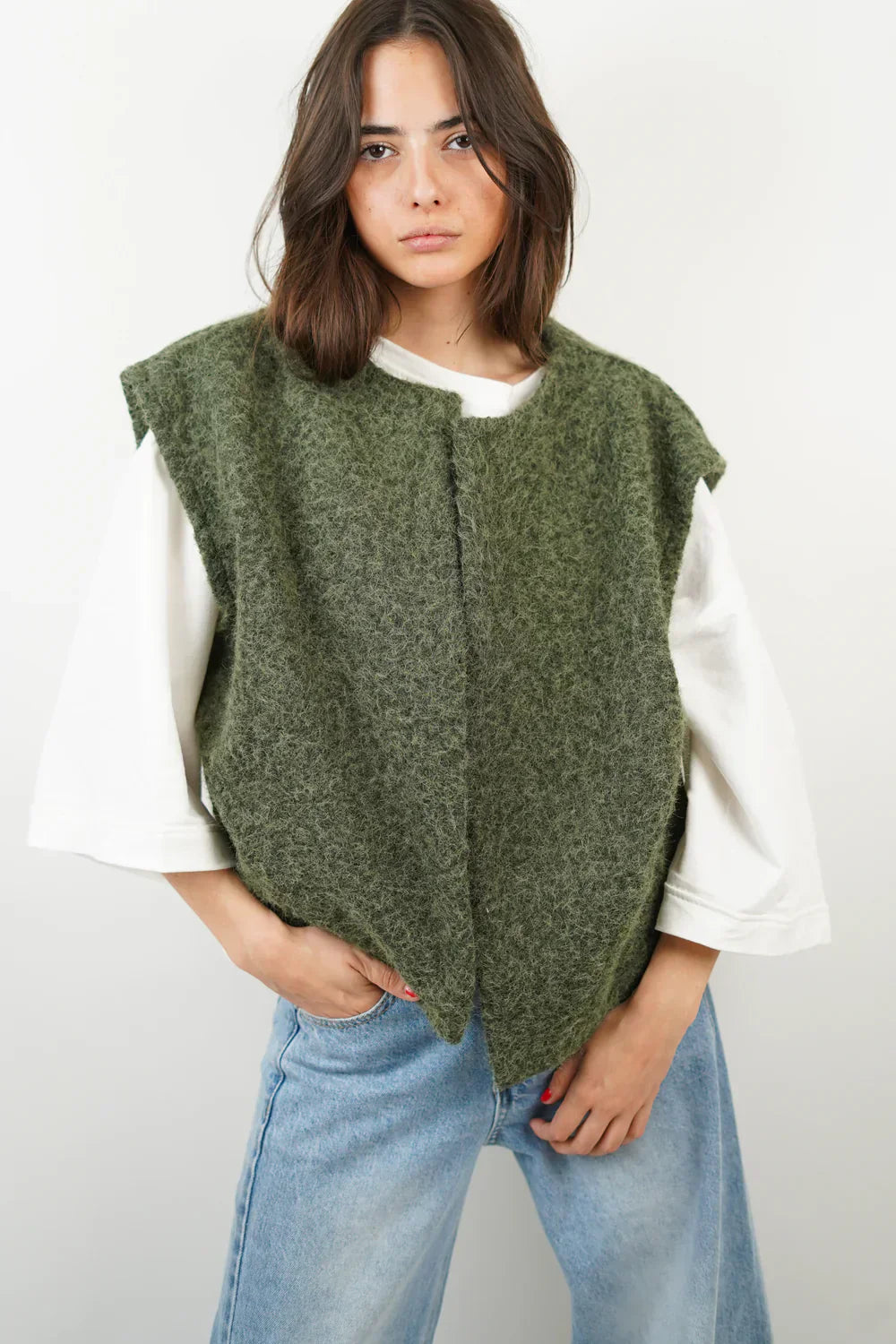 Mia | Sleeveless Vest with Many Practical Pockets